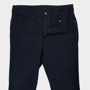 Lululemon ABC Pant Slim Fit Warpstreme Navy Blue Mens 32